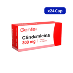 CLINDAMICINA GENFAR 300MG CJA X 24 CPS