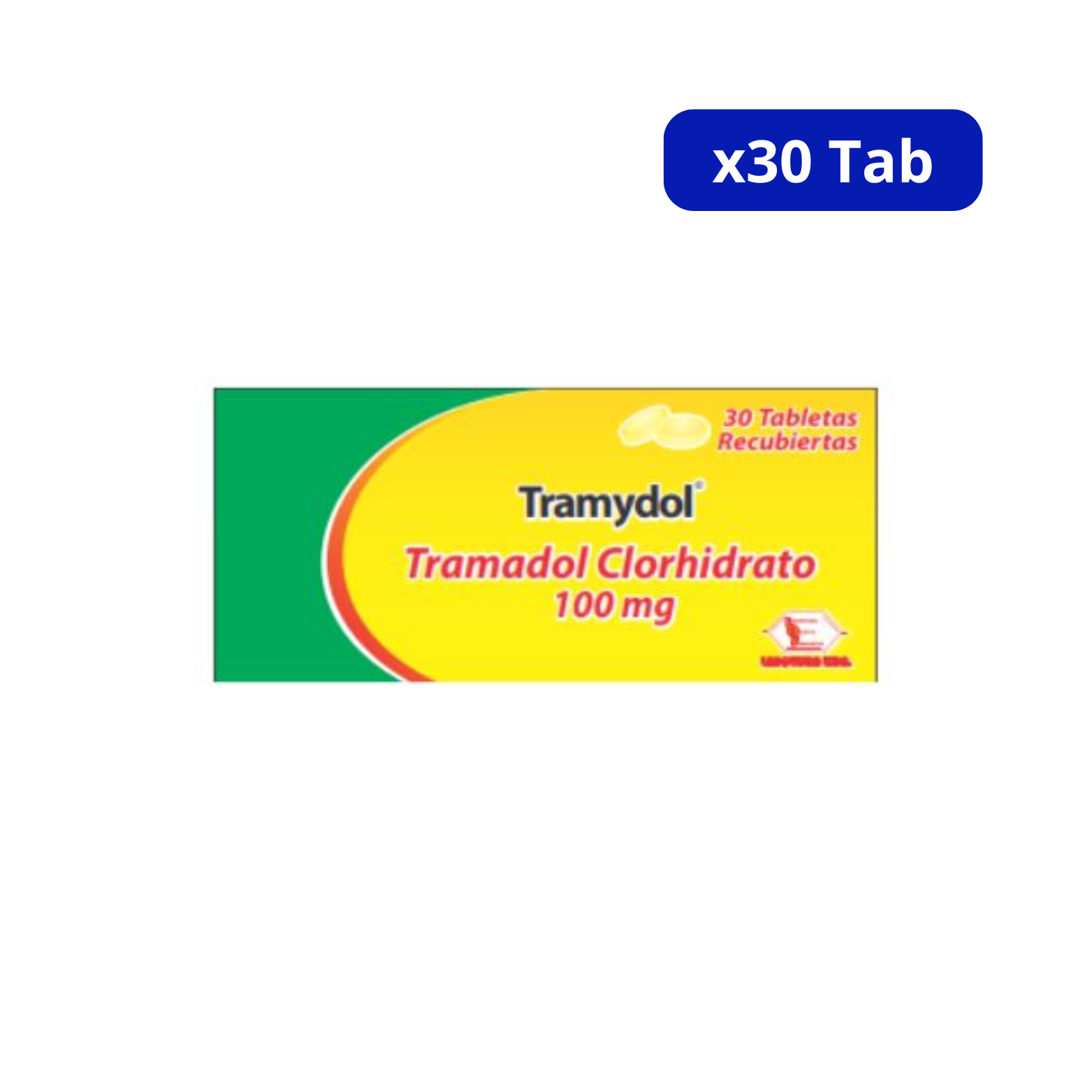 TRAMYDOL LABQUIFAR 100MG CJA X 30TAB TRAMYDOL LABQUIFAR 100MG CJA X 30TAB - Imagen 1