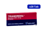 TRIANOREXIL QUIMICA PATRIC 25MG CJA X 20TAB BUCLIZINA