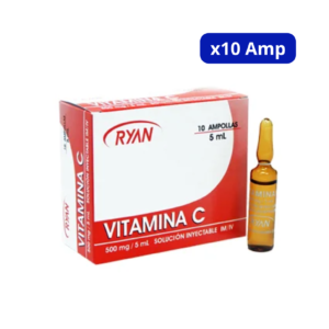 VITAMINA C PISA 500MG/5ML CJA X 10AMP RYAN