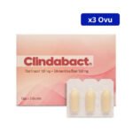 CLINDABACT TRIDEX 100MG CJA X 3 OVULOS CLOTRIMAZOL CLINDAMICINA
