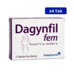 DAGYNFIL FEM MEDICBRAND 75MG/1G CJA X 4TAB FLUCONAZOL SECNIDAZOL