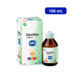 KETOTIFENO 1 MG/ 5MLTQ JBE X 100 ML