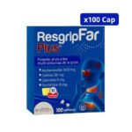 RESGRIPFAR PLUS FARMACOMERCIAL ACETA+CAFE+CETIR+FENIL X 100 CAP