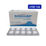 ACETAMINODELT DELTA ACETAMINOFEN 500 MG X 100 TAB