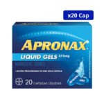 APRONAX BAYER 275MG CJA X 20CAP NAPROXENO SODICO