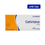 CETIRIZINA LSAN 10 MG X 10 TAB