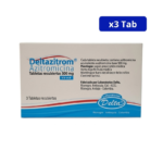 DELTAZITROM DELTA 500MG CJA X 3TAB AZITROMICINA