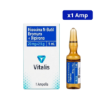 N-BUTIL BROMURO VT HIOSCINA+DIPIRONA 20 MG X 1 AMP